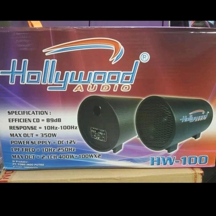 SUBWOFER BASTUP HOLLYWOOD HW-100 10INCH