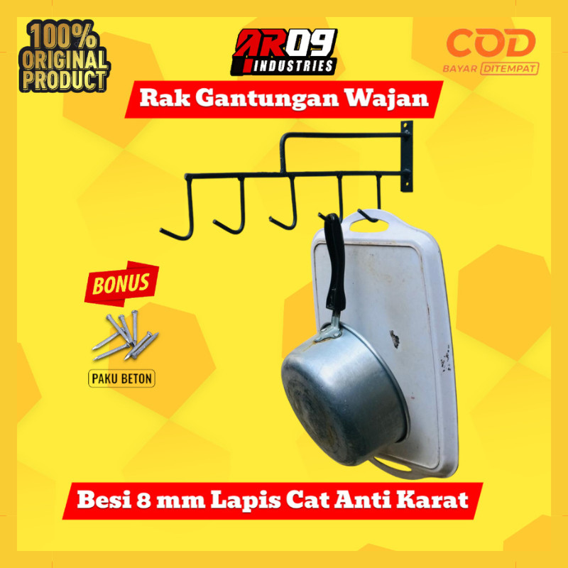 GANTUNGAN RAK PANCI LISTRIK WAJAN PENGGORENGAN ANTI LENGKET