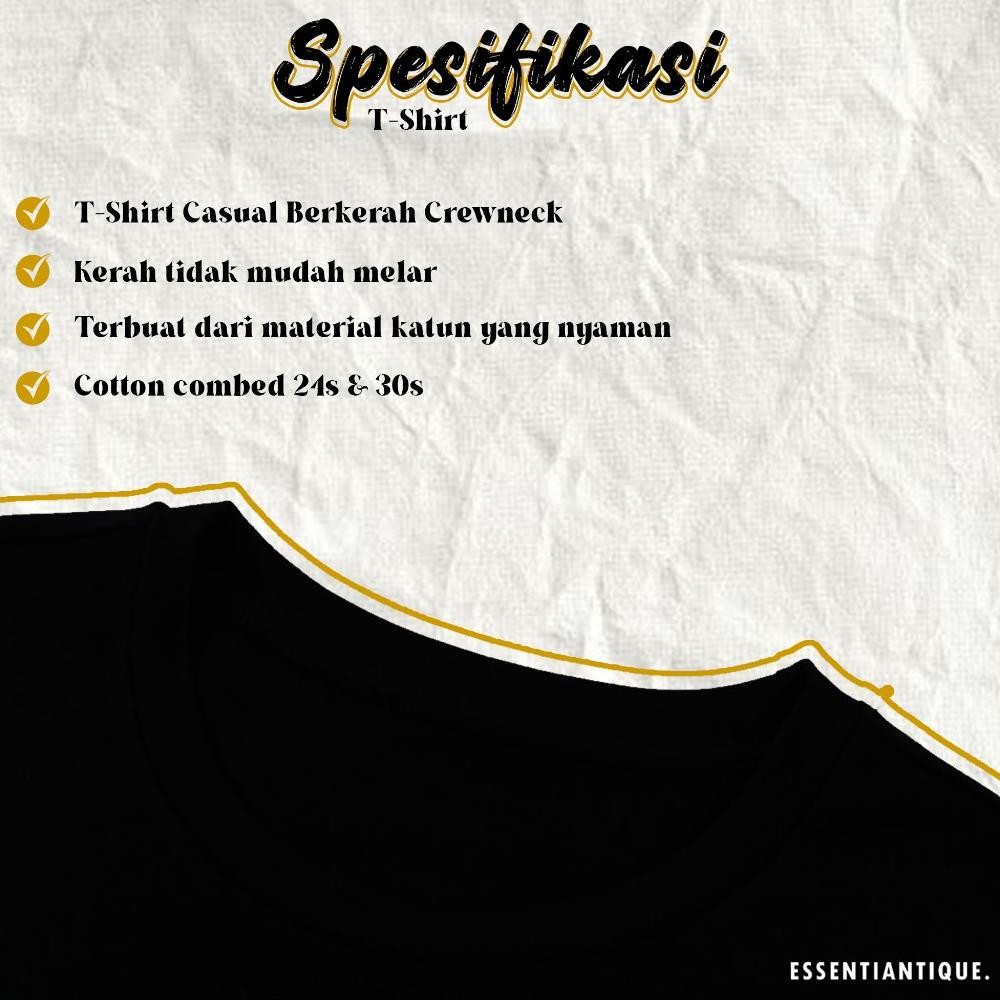 Nl-8 Essentiantique Tshirt Band Lokal Indonesia Rumah Sakit Desain Premium Cotton Combed 24S - 020