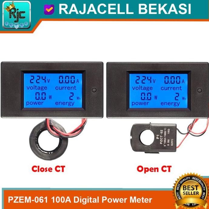 Pzem-061 220V 100A Digital Display Voltmeter Ampere Kwh Power Meter Best Seller