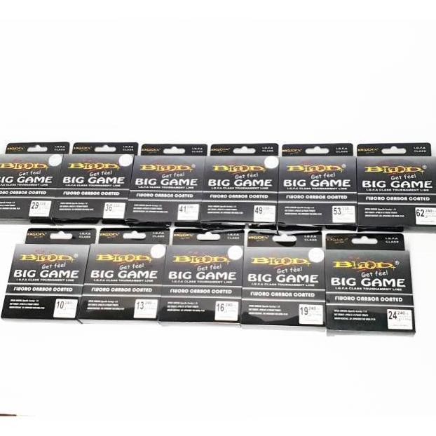 Bisa Cod Senar Pancing Blood Big Game Fluoro Carbon Jepang Ku09