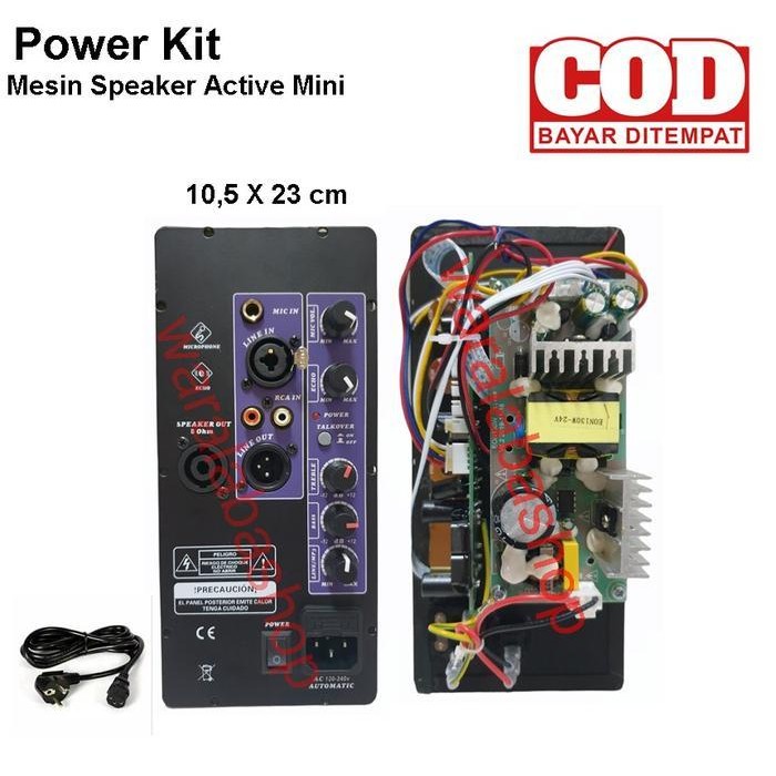 power kit clas D mini ~ siap pakai langsung pasang ke speaker-Echo