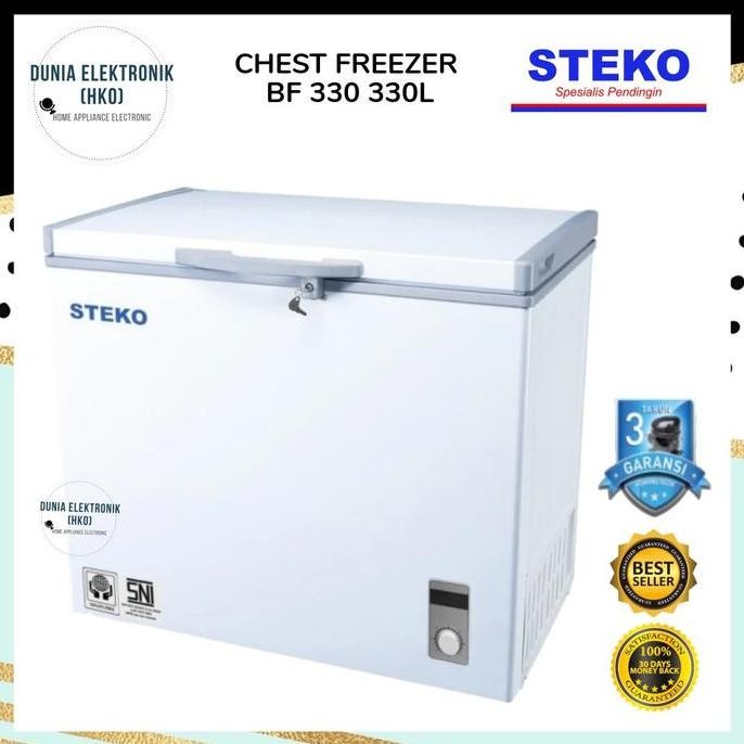 TERMURAH - STEKO BF 330 Freezer Box 330 Liter Low Watt | Steko Bf330 Hyper Freeze