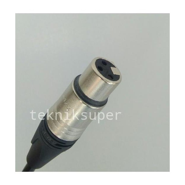 SIAP KIRIM JACK XLR FEMALE NEUTRIK NC3FXX ORIGINAL JEK CANON AUDIO PROFESIONAL