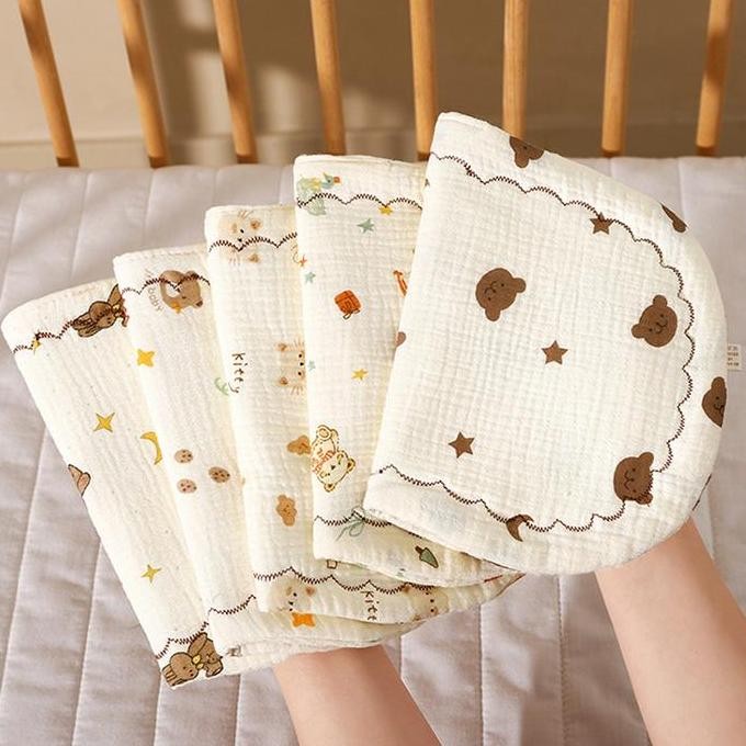 Diskon Bantal Tipis Newborn Anti Muntah - Bantal Datar Katun Handuk Bayi