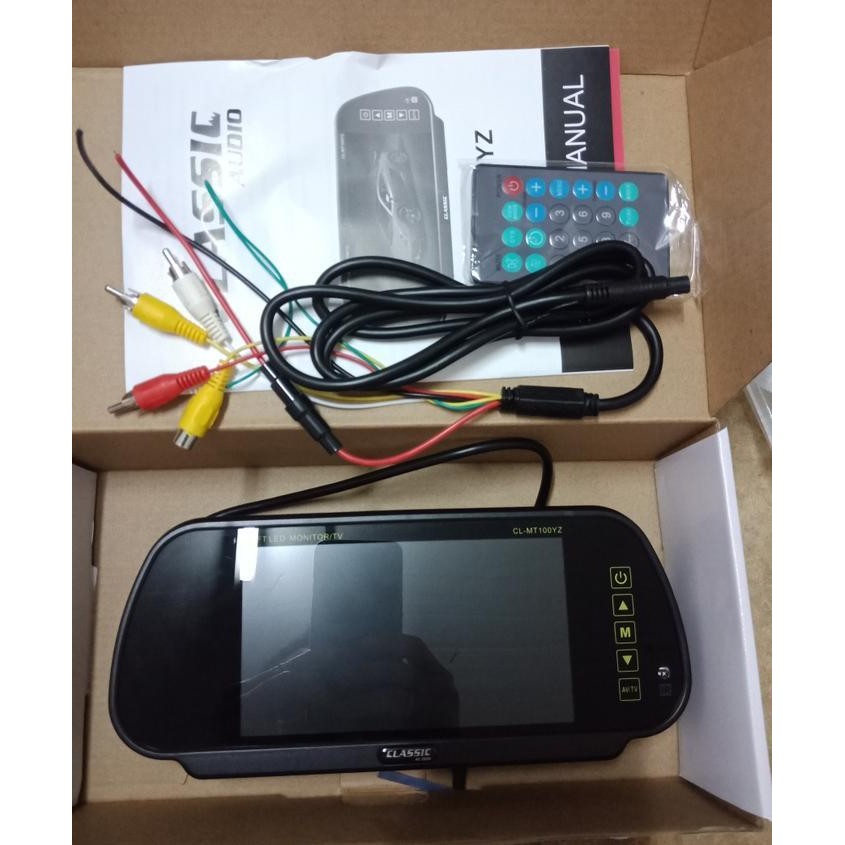 Tv kaca spion - tv spion - monitor spion - monitor tv spion 7 inch