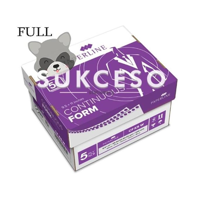 

TERMURAH - Paperline PPL Continous Form 5 Ply Warna / Kertas CF K5 W