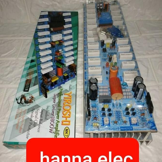 NEW kit driver power yiroshi mk7 mono 1800watt+heatsink