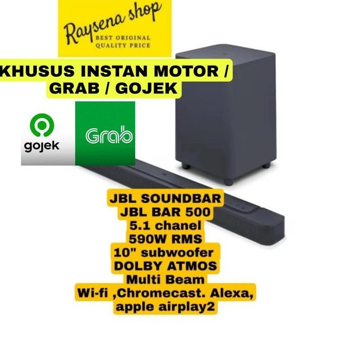 JBL BAR 500 INSTAN BIKE SOUNDBAR ATMOS 5.1 ORIGINAL IMS WARRANTY