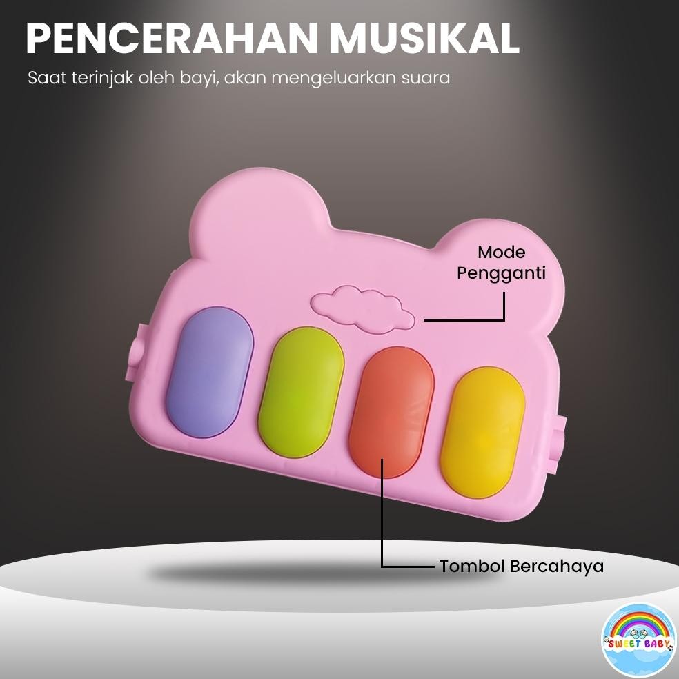 Cod Sb Baby Play Gym Playmat Mainan Anak Bayi Piano Musical Playgym Sd-67