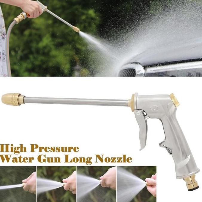 Spray Panjang Kepala Selang Nozzle Semprotan Air Steam Cuci Mobil