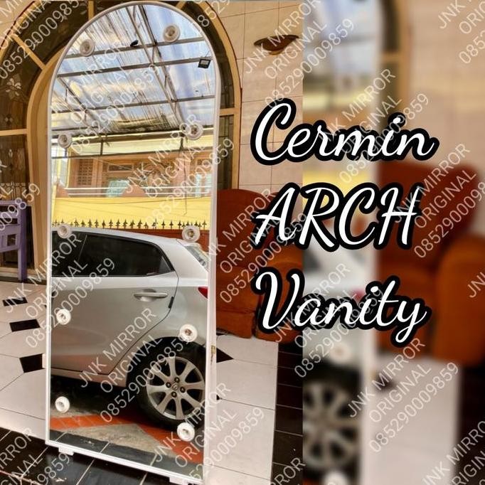 Cermin Arch vanity lampu badan berdiri besar
