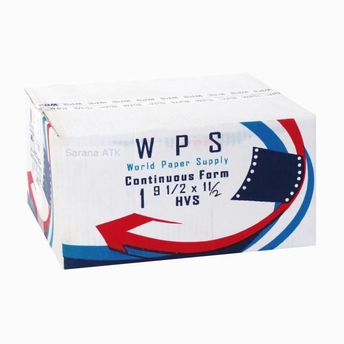 

BEBAS ONGKIR - WPS Continuous Form 9 1/2 X 11 1 PLY [K1/2] HVS