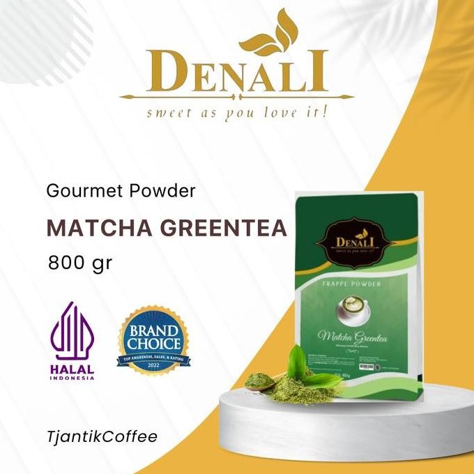 

Powder Denali Matcha Greentea 800Gr (Mine)