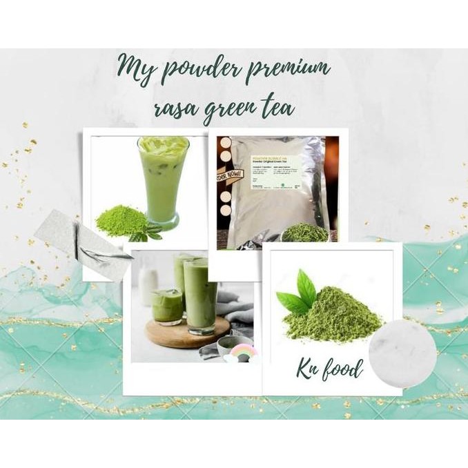

Premium Matcha Green Tea - Bubuk Minuman Cheese Tea Rasa Green Tea (Mine)