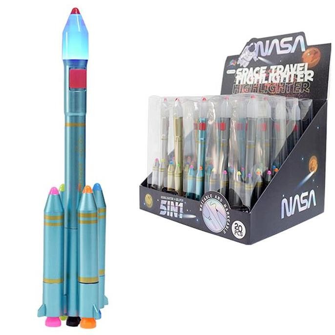 

Bb Rocket 5In1 Gel Pen Dengan 4 Warna Stabilo Highlighter Dan Lampu