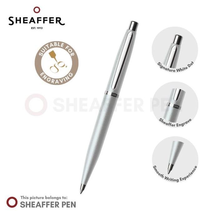 

Sheaffer Vfm Strobe Silver Ballpoint Pen