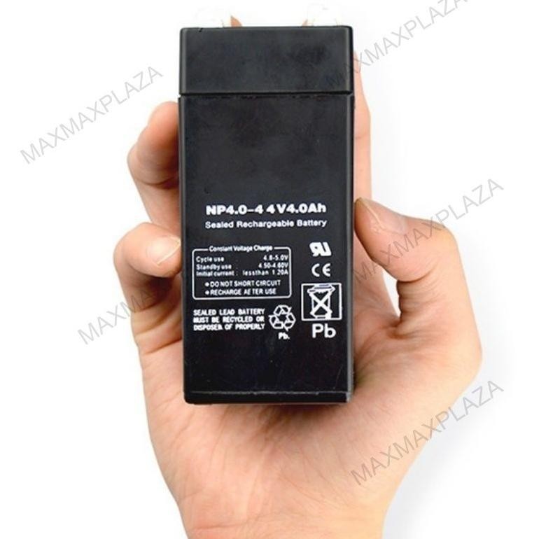 Diskon Baterai Aki 4V 4Ah / Baterai Timbangan Digital Aki Motor | Baterai Timbangan Digital - Batera
