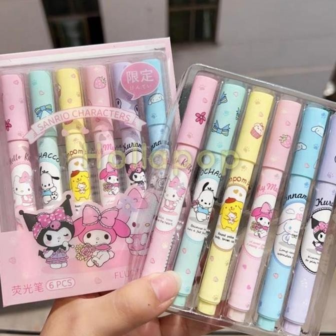 

Set Stabillo Isi 6 Kitty Melody Korumi Pochacho Cinamoroll Pom Hop