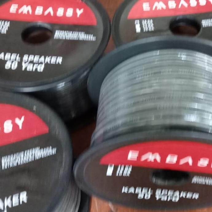 Kabel audio EMBASSY 16GA (2X30 )1ROLL embassy 45mtr kabel audio 16 GA Terbaik Berkualitas