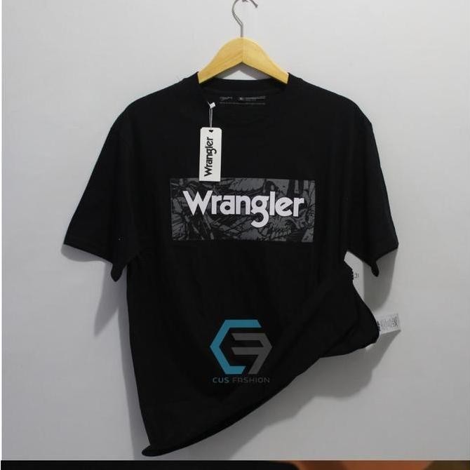 (Allthebest) ..BEST SELLER KAOS WRANGLER IMPORT PRIA WRANGLER USA KAOS IMPORT KAOS HITAM ARIAN