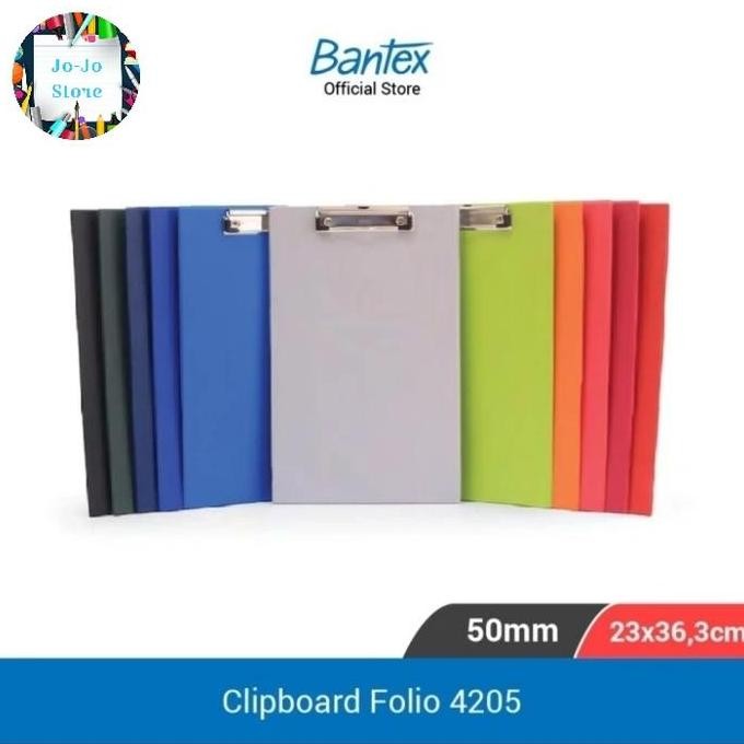 

Bantex Clipboard /Papan Ujian/ Papan Jalan Folio # 4205