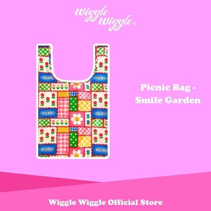 Wiggle Wiggle Picnic Bag - Smile Garden Tas Belanja Serbaguna