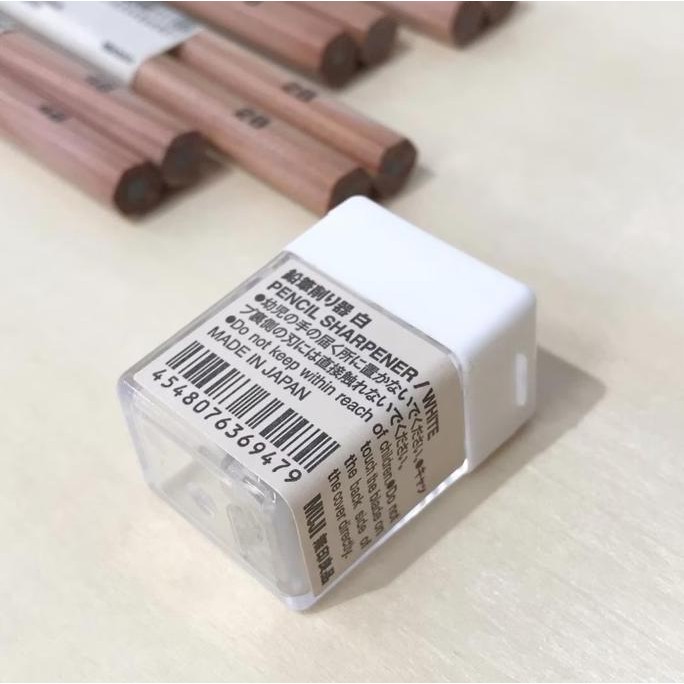 

Muji Mini Pencil Sharpener Rautan Serutan Pensil Kayu Muji Original
