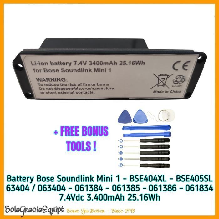 Batre / Baterai / Battery Bose SoundLink Mini 1 - 7.4V 3.400mAh 25.16Wh Terbaru Berkualitas