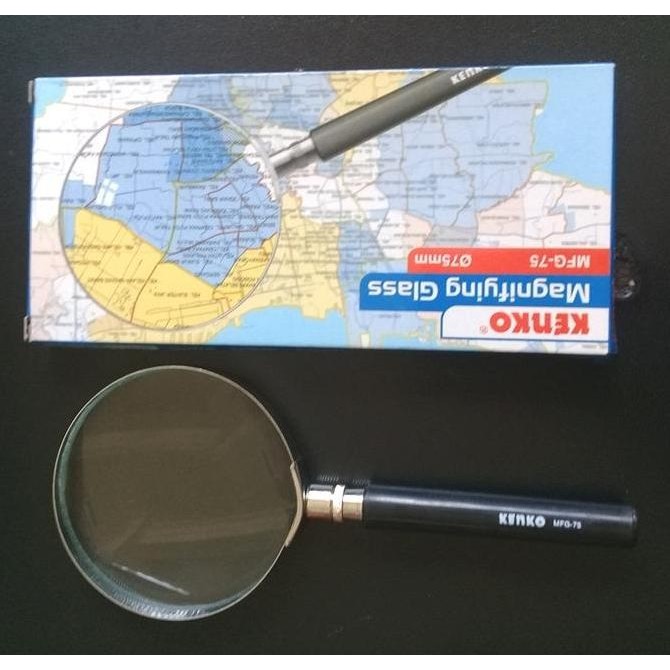 

Kaca Pembesar Lup Kaca Magnifier Glass 75Mm Kenko Mfg-75