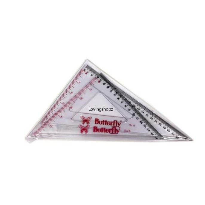 

Penggaris Segitiga No.8 Isi 2 Dengan Desain Modern Alat Kantor