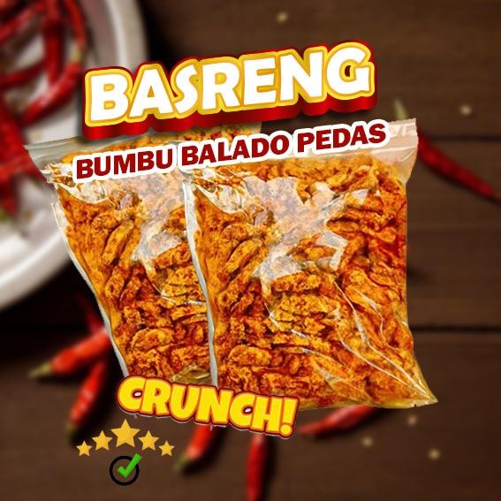 

Basreng Original Pedas Daun Jeruk Viral 1KG Cemilan Sultan Cianjur Snack Sajodo Pilihan Bumbu Bagus