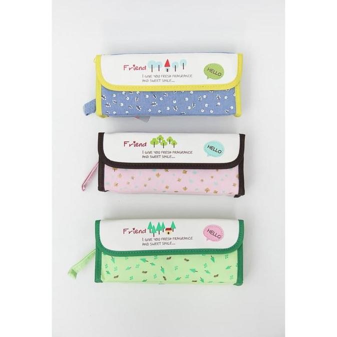 

Tempat Pensil Sleting Hello Friend Bd 499