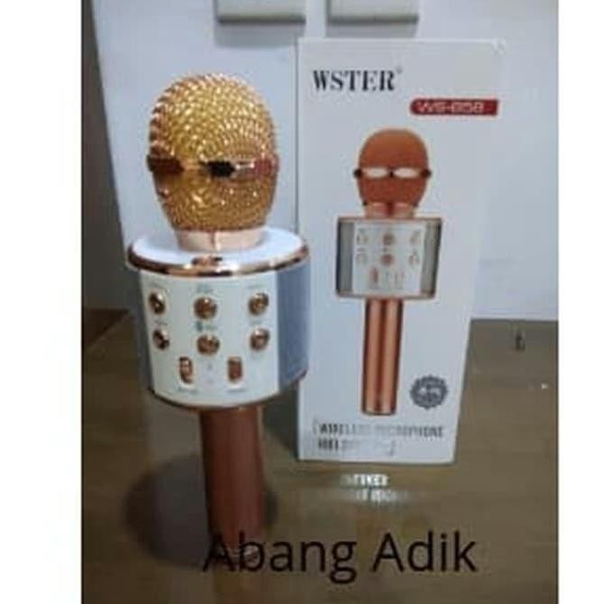 Wster Ws-858 Ws858 Mic Bluetooth Ori Original Microphone Wireless