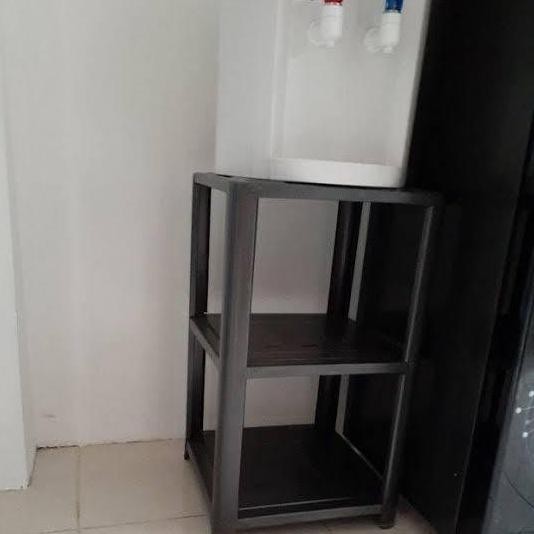 meja dispenser besi minimalis