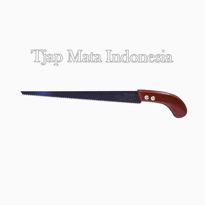 Tjap Mata / Cap Mata Gergaji Kayu Lancip / Hand Compass Saw 14" | Gigi Halus Kualitas Terbaik Harga 