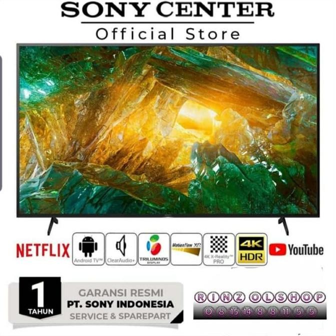 LED TV SONY 65X8000H SMART TV ANDROID UHD HDR KD-65X8000H