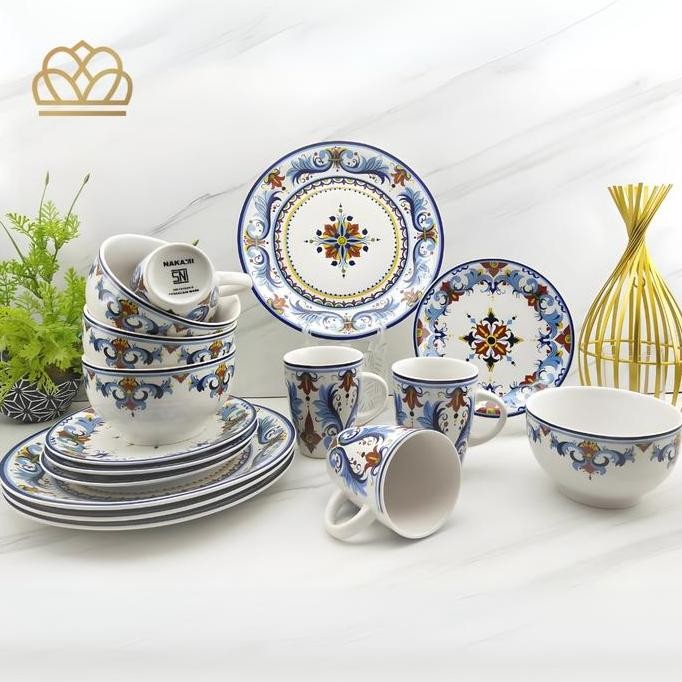 Dinner Set Porcelain 16 Pcs Nakami