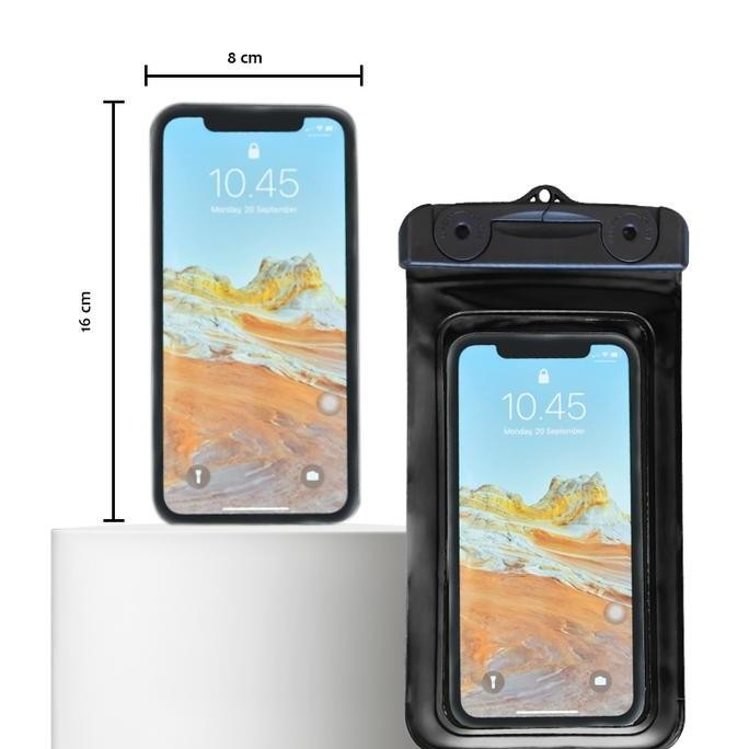 TERBARU TISHU WATERPROOF CASE - CASING HP ANTI AIR TOUCHSCREEN UNIVERSAL