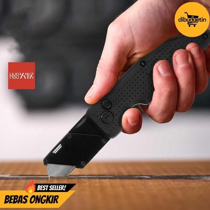 

Pisau Lipat Stainless Multifungsi Utility Knife 5 Blades Sk5 - Huohou Hu0207 Camping