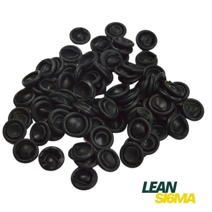 Esd Anti Static Black Finger Cots Cleaning Latex
