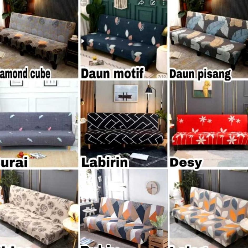 Cover Sofa Bed Informa Elasticsarung Penutup Sofa Bed Strecth Motif