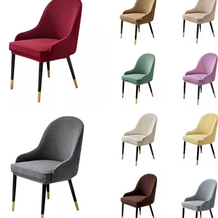 Cover Kursi Sarung Kursi Sofa Melengkung Dengan Sandaran Tangan