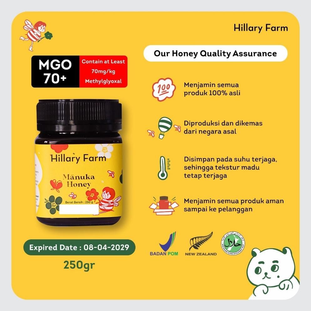 

(Terbaru) Hillary Farm Manuka Honey 250gr (Terlaris)