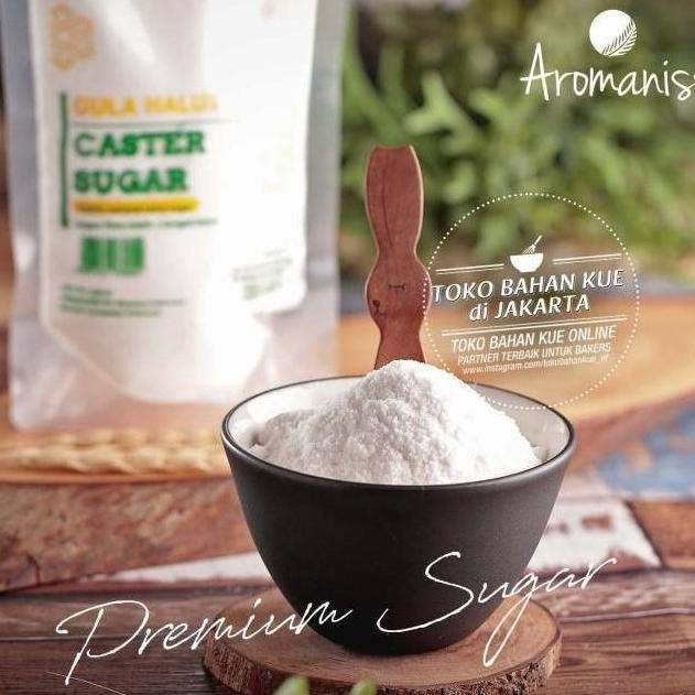 

Baru Aromanis Castor Sugar 1kg Repack Gula Kaster Halus Premium