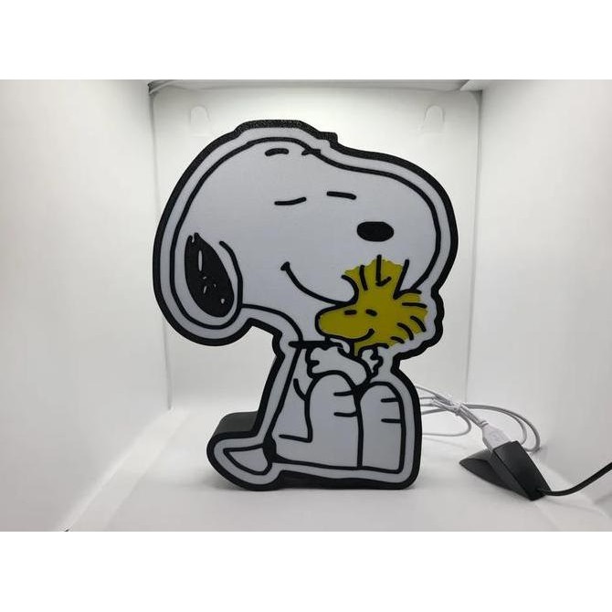 Lampu Hias Snoopy Lampu Tidur Snoopy Lampu Dekorasi Display, Lampu Dinding, Lampu Meja Snoopy Pakai 