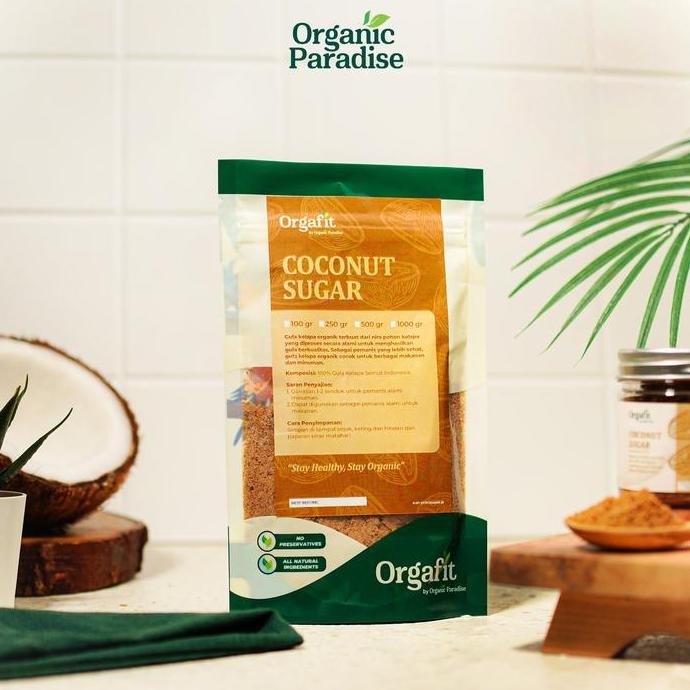 

Baru Gula Kelapa Merah Organik 500gr - Coconut Sugar Gula Semut Paradise