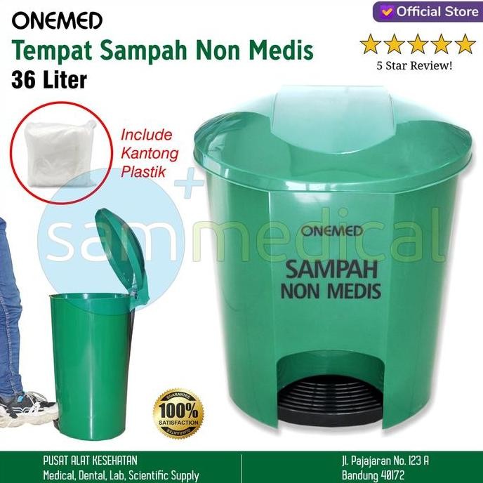 Onemed Tempat Sampah Non Medis 36Liter