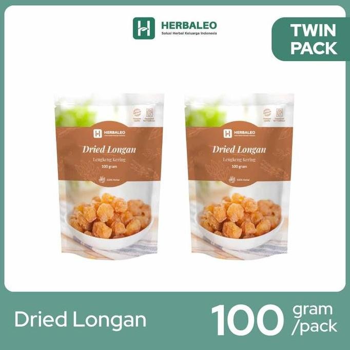 

Twinpack - Herbaleo Dried Longan 100 gram ( Lengkeng Kering )
