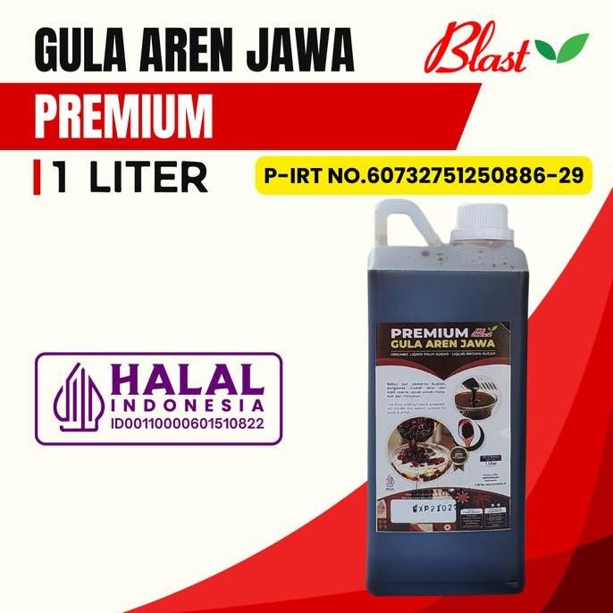 

Baru Gula Aren Cair 1 Liter Palm Sugar Syrup Murni